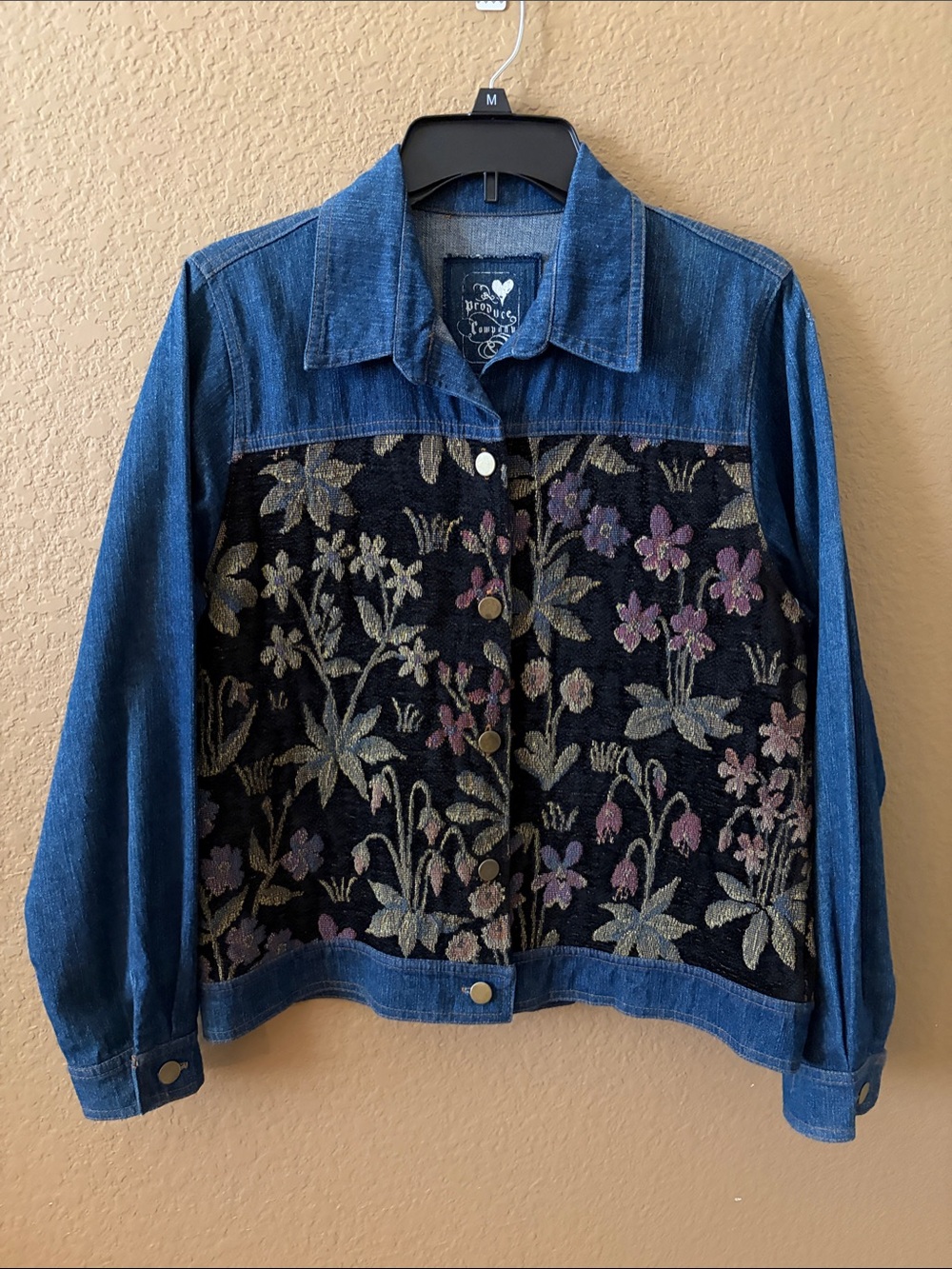 Produce Company Tapestry panel Denim Jacket